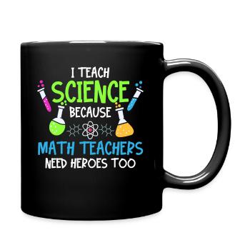 Chemistry physics teacher - Full Colour Mug - black - Right