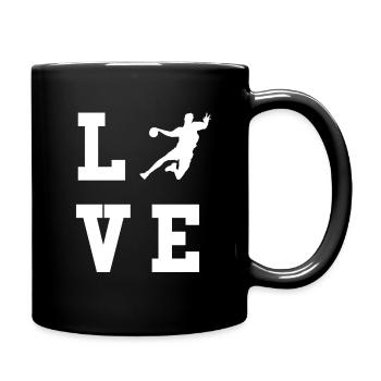 Handball Handball Joueur de handball Cadeau - Mug uni - noir - Droite