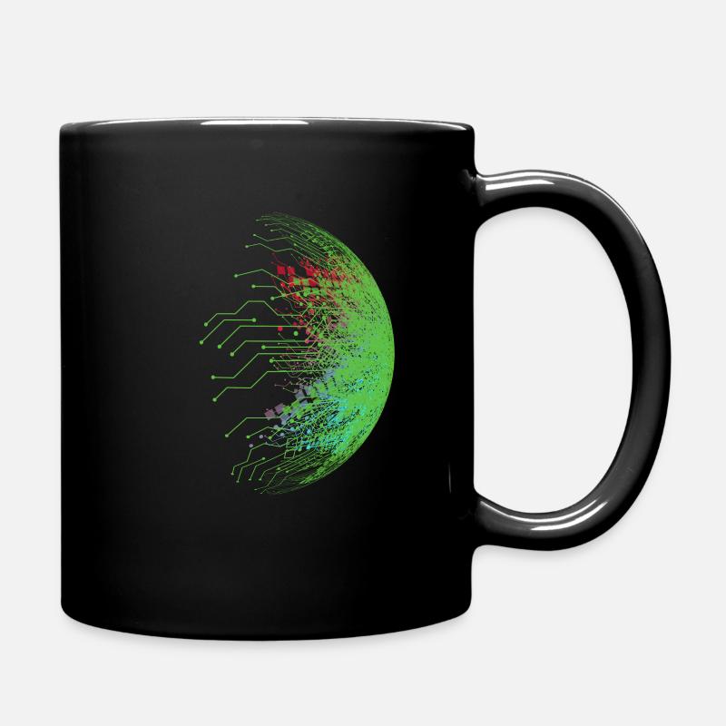 Binary code - Full Colour Mug - black