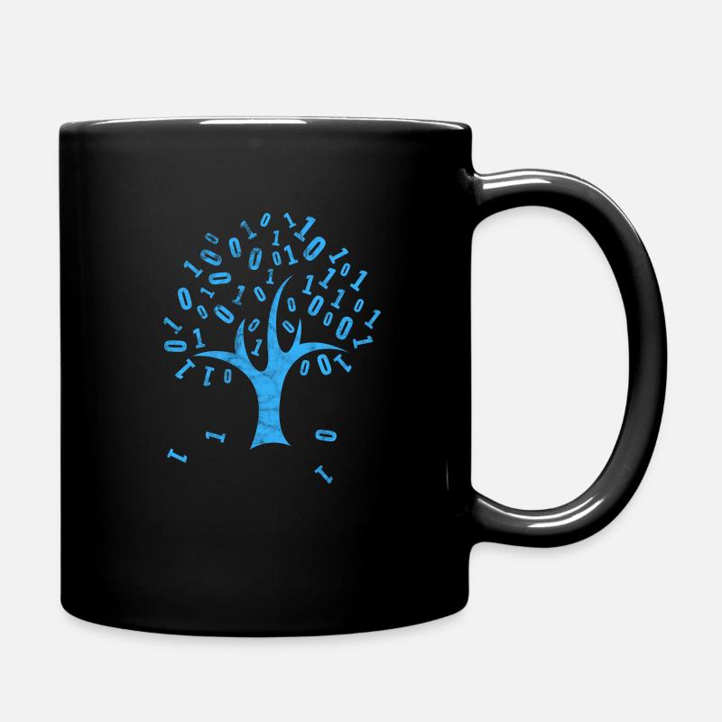Binär Code Programmierer Computer Nerd Geschenk - Tasse einfarbig - Schwarz