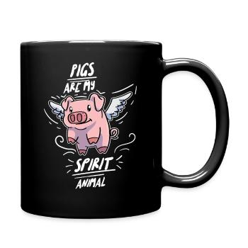 Pig Piglet Piggy Pig - Mug uni - noir - Droite