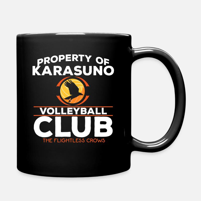 Team Karasuno - Tasse einfarbig - Schwarz