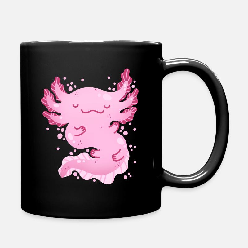 Axolotl - Tasse einfarbig - Schwarz