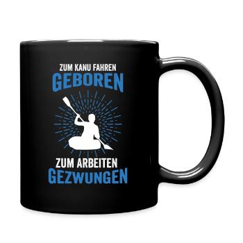Kanu Kanusport - Tasse einfarbig - Schwarz - Rechts