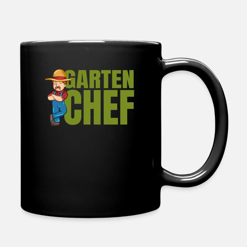 Garten Chef - Tasse einfarbig - Schwarz