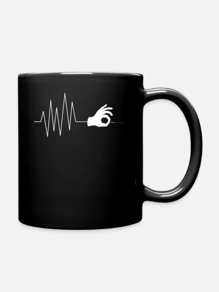 Acupuncture de la fréquence cardiaque - Mug uni - noir
