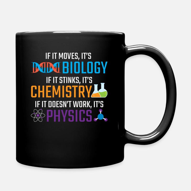 Professeur de physique drôle de science biologie chimie - Mug uni - noir