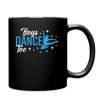 Young dance man ballet dancer dance - Full Colour Mug - black - Right
