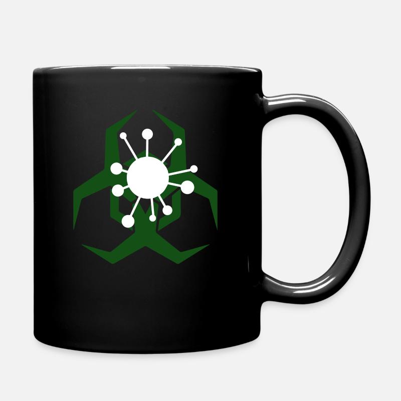 Corona Virus - Tasse einfarbig - Schwarz