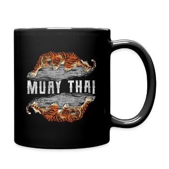 Muay Thai - Full Colour Mug - black - Right