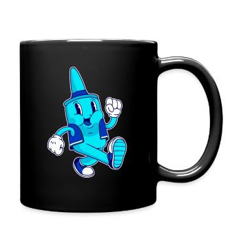 Nasenspray verstopfte Nase Nasal Witzig Junkie - Tasse einfarbig - Schwarz - Rechts