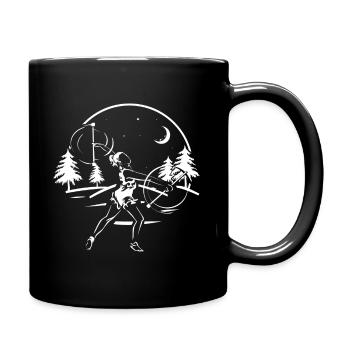 Baton Twirling sport gift - Full Colour Mug - black - Right
