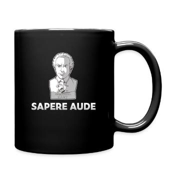 Sapere Aude Philosophie Immanuel Kant für Philosop - Tasse einfarbig - Schwarz - Rechts