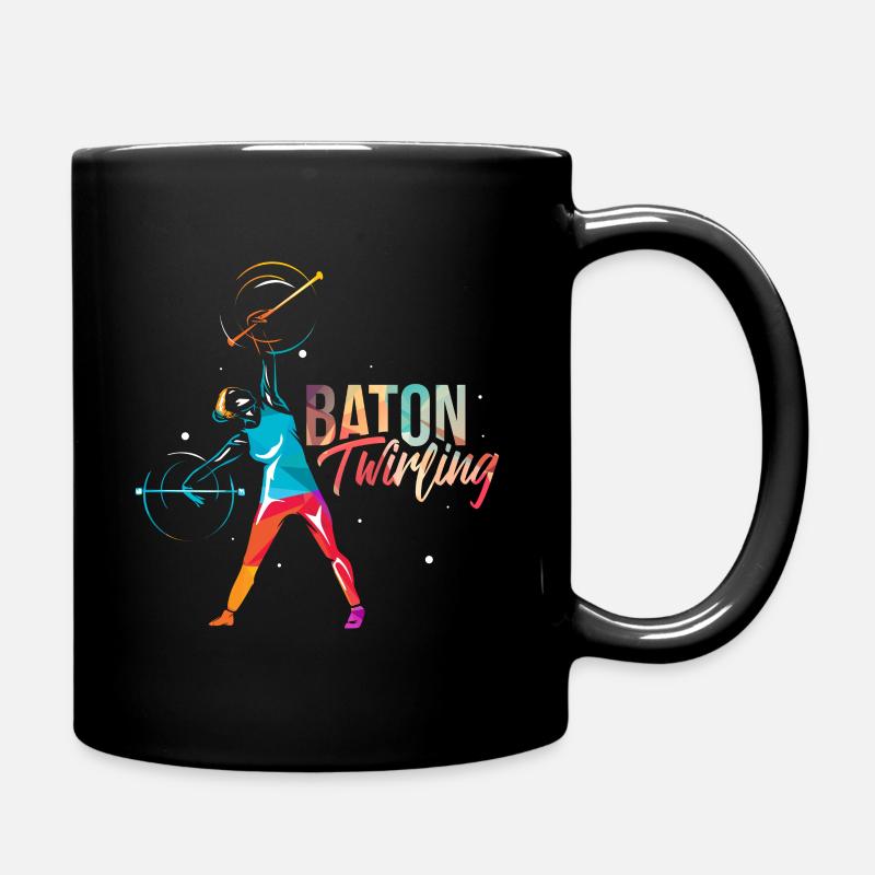 Baton Twirling Cadeau - Mug uni - noir