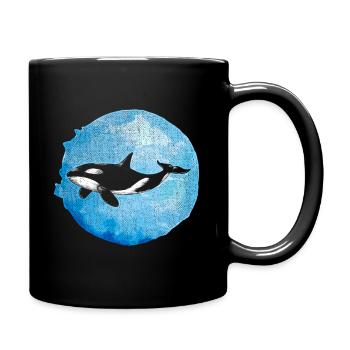 Orca - Mug uni - noir - Droite