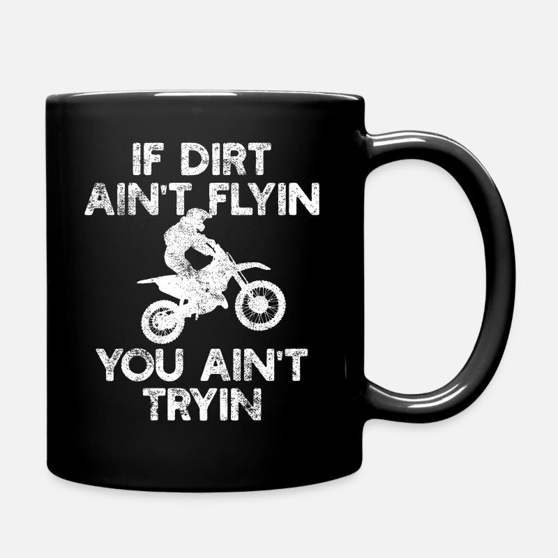MTX Motocross Enduro - Tasse einfarbig - Schwarz