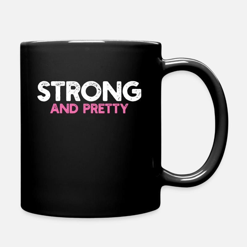 Fitness - Tasse einfarbig - Schwarz