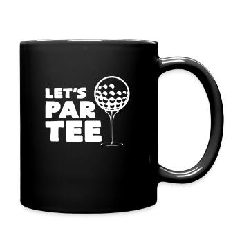 Golf - Tasse einfarbig - Schwarz - Rechts