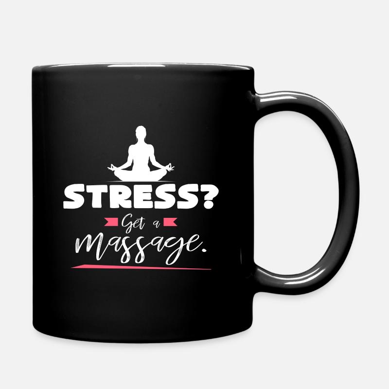massage - Full Colour Mug - black