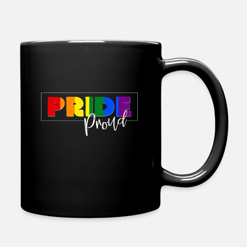Gay Pride - Full Colour Mug - black
