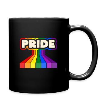 Gay Pride - Mug uni - noir - Droite