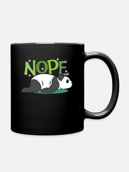 Panda - Mug uni - noir