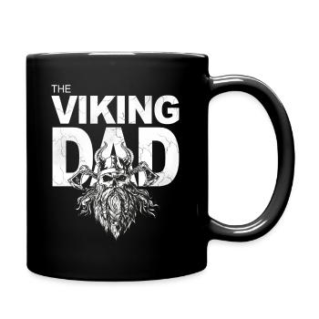 The Viking Dad Viking dad with a beard - Full Colour Mug - black - Right