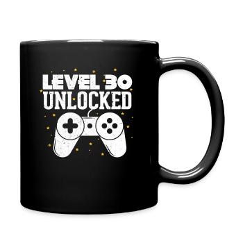 Niveau 30 30e anniversaire 30 ans de cadeau de jeu - Mug uni - noir - Droite