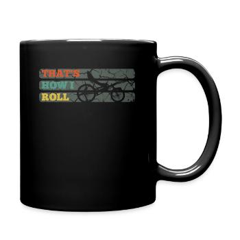 Bike tour - Full Colour Mug - black - Right