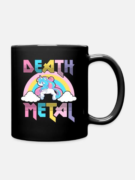 Death Metal - Tasse einfarbig - Schwarz