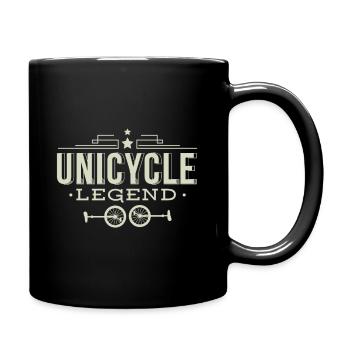 Monocycle légende monocycle drôle - Mug uni - noir - Droite