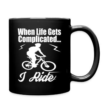 VTT - Mug uni - noir - Droite