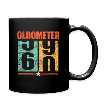 60th birthday - Full Colour Mug - black - Right