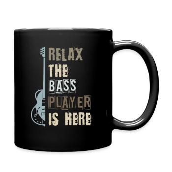 Joueur de basse de guitare basse - Mug uni - noir - Droite