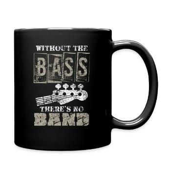 Guitare basse musicien guitare - Mug uni - noir - Droite