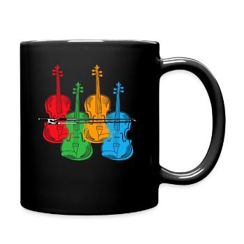 cello - Full Colour Mug - black - Right