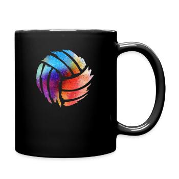 volleyball - Full Colour Mug - black - Right