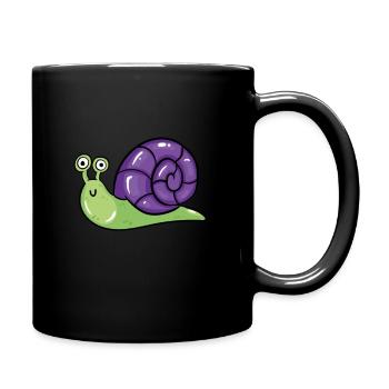 Escargot - Mug uni - noir - Droite