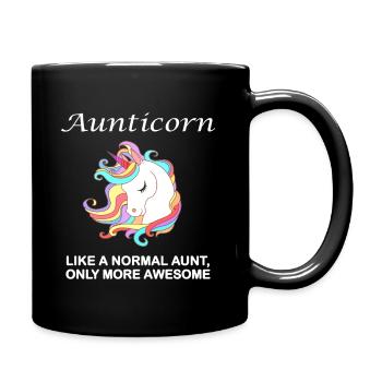 Une tante comme une tante normale seulement plus géniale - Mug uni - noir - Droite