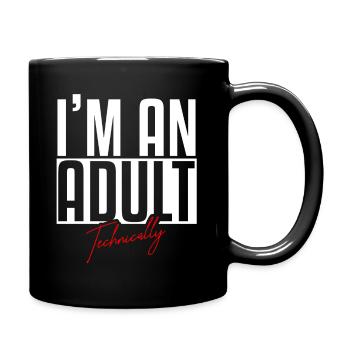 18th birthday - Full Colour Mug - black - Right