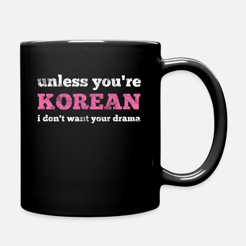 K-Pop - Tasse einfarbig - Schwarz