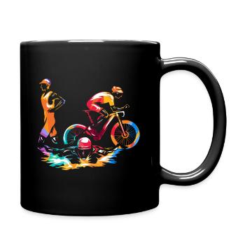 Triathlon Sport - Mug uni - noir - Droite