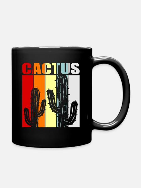 cactus - Full Colour Mug - black