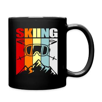 ski - Full Colour Mug - black - Right