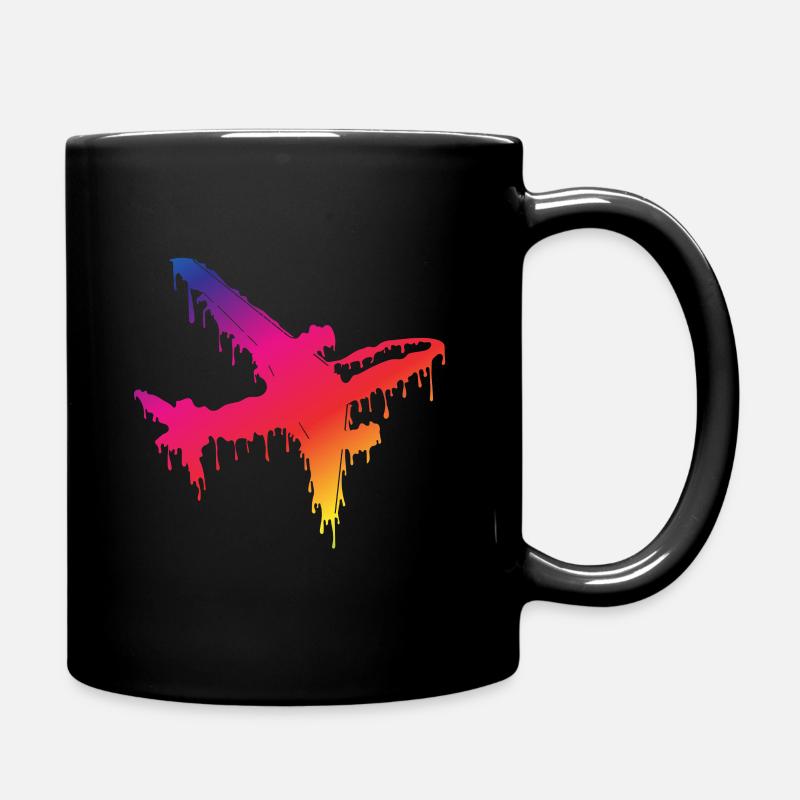 Avion - Mug uni - noir