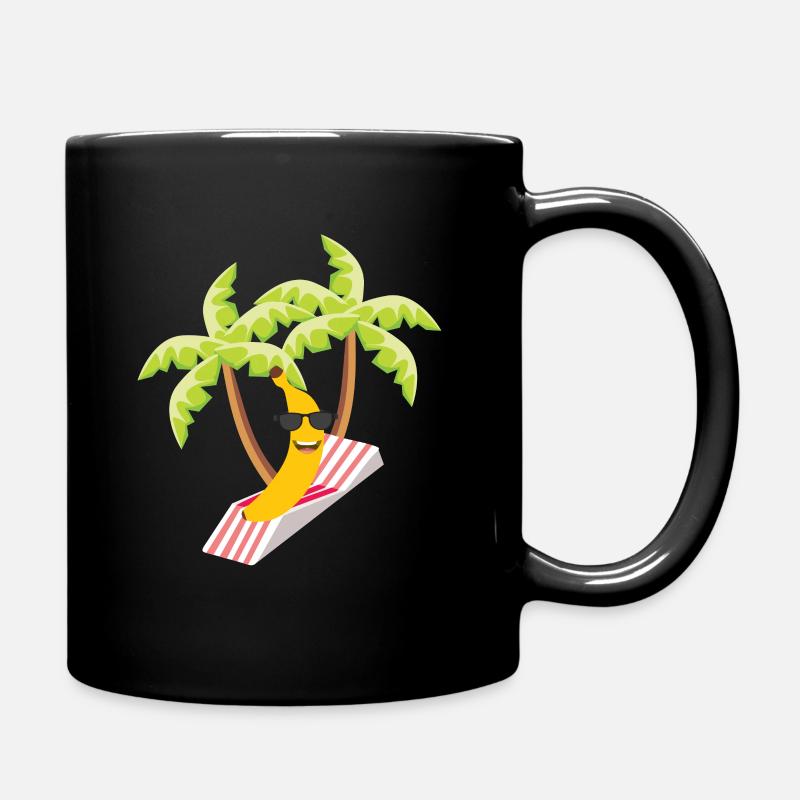 Banane - Mug uni - noir