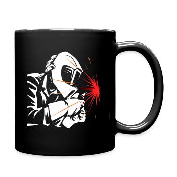 welder - Full Colour Mug - black - Right