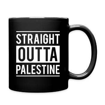 Palestine independence - Full Colour Mug - black - Right