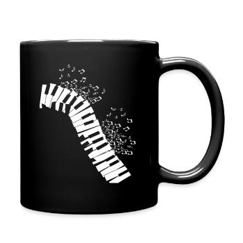Piano classical music - Full Colour Mug - black - Right