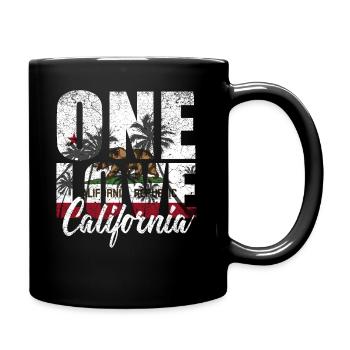 Californie - Mug uni - noir - Droite